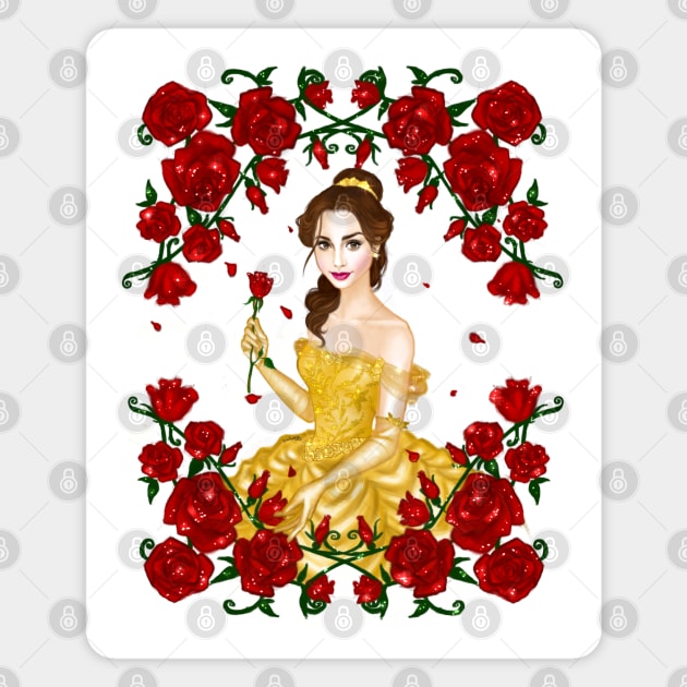 Rose Garden Magnet by amadeuxway